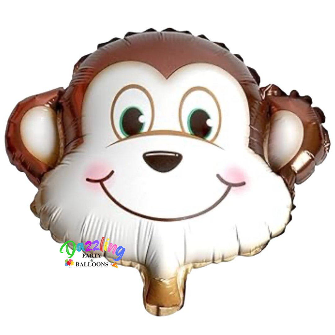 huge monkey head balloon for jungle parties