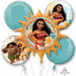 5 Piece Balloon Moana Decoration Kit