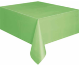Lime Green Rectangular Plastic Table Cover 54" x 108"