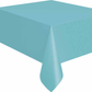 Teal Rectangular Plastic Table Cover 54" x 108"