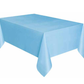 Powder Blue Rectangular Plastic Table Cover 54" x 108"