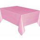 Lovely Pink Rectangular Plastic Table Cover 54" x 108"