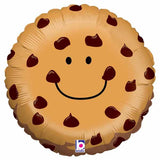 Chocolate Chip Smiling Cookie Foil Balloon