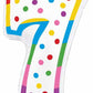 Birthday Candle Seven Supershape Foil Balloon
