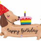 Happy Birthday Wiener Dog Balloon