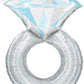 Small Diamond Ring Foil Balloon