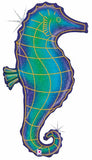 Holographic Seahorse Jumbo Foil Balloon