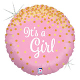18" Baby Girl Foil Balloon
