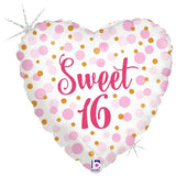 Sweet 16 Birthday Foil Balloon
