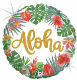 Hawaiian Theme Foil Balloon