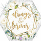 Always & Forever Shaped Foil Balloon