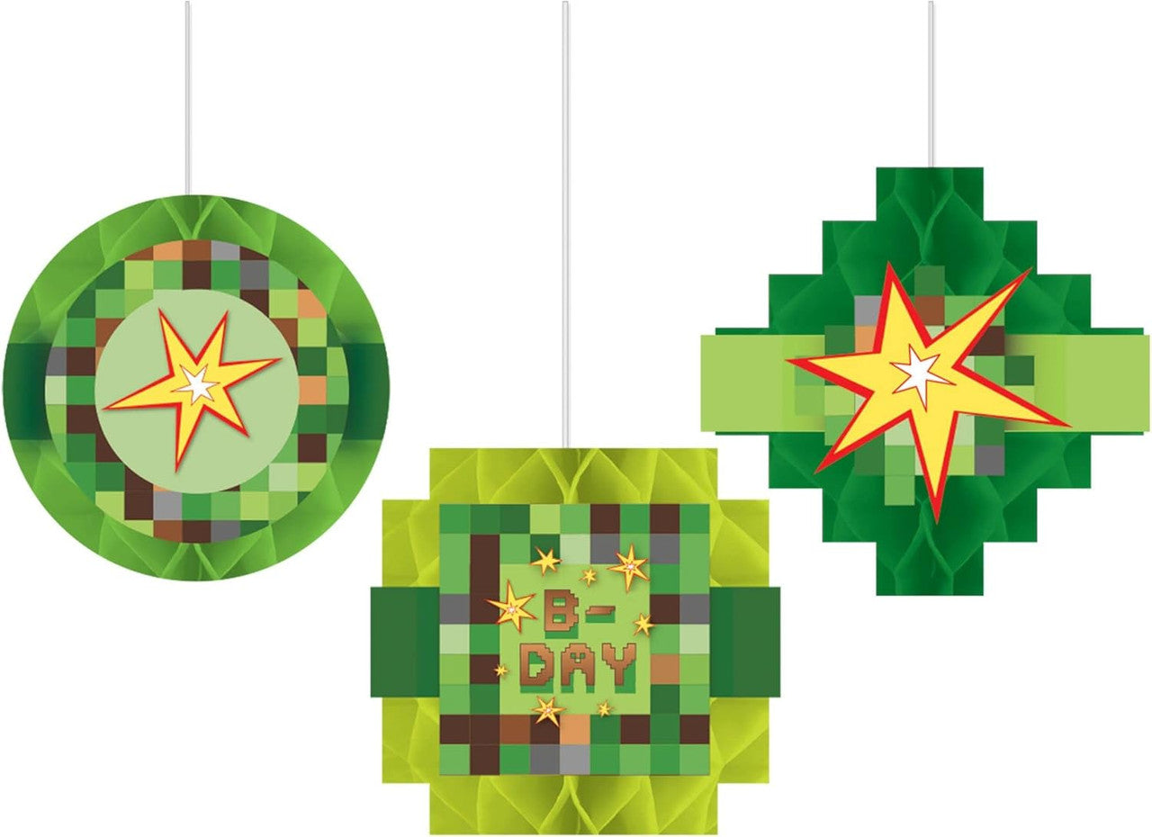 TNT Honeycomb Hanging Decoration Birthday