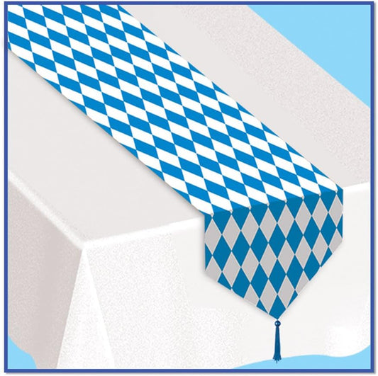 Oktoberfest 6ft Bavarian Table Runner 1 Pack