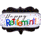 Happy Retirement Large Foil Balloon 27"