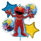 Elmo Sesame Street Balloon Bouquet 5 Foils
