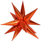 Orange Starburst Foil Airfill Balloon 26"