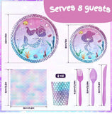 Grab 'n Go Party Pack Mermaids for 8 Guests