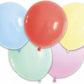 12" Assorted Pastel Latex Balloons 10/CT