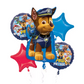 Anagram Paw Patrol Chase Balloon Bouquet Arrangement 5 Foil Balloons Party Decor