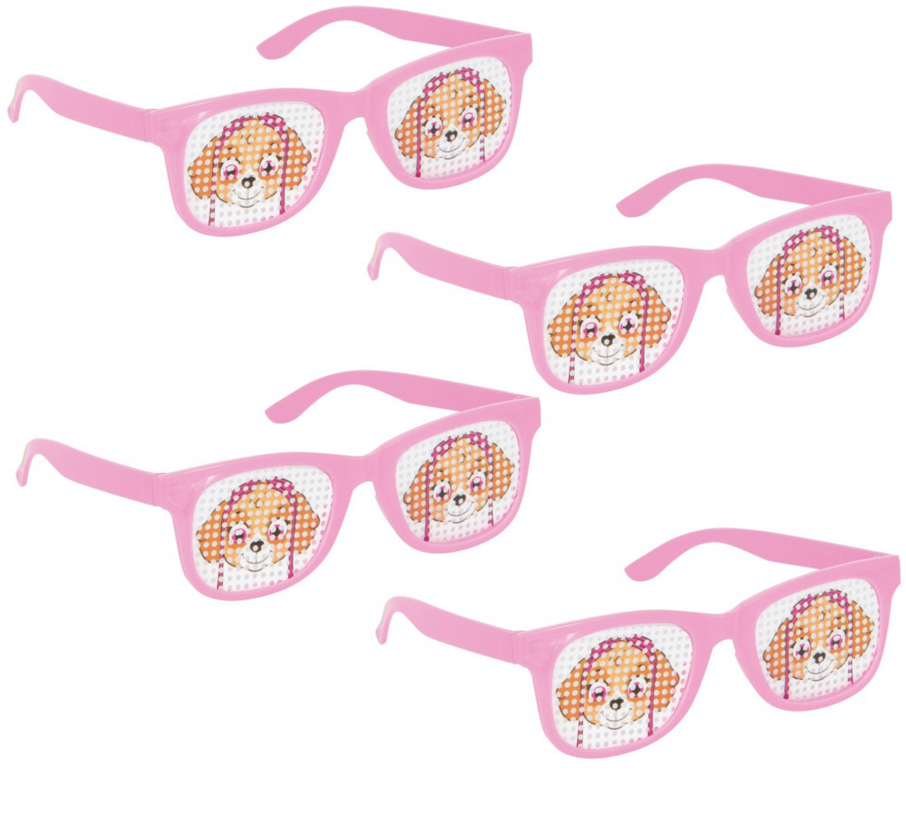Nickelodeon Paw Patrol Skye Pink Eye Glasses 4pk Party Favors