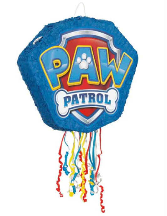Paw Patrol Drum Pinata - Pull String Party Game