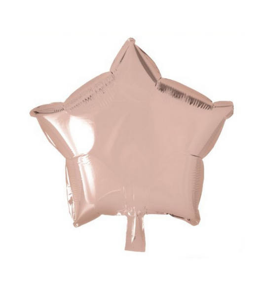 9" Rose Gold Star Shape Foil Mylar Balloon Party Decor