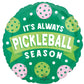 It's Always Pickleball Season 18" Foil Balloon