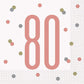 80 Rose Gold Party Luncheon Napkins 16 Pack