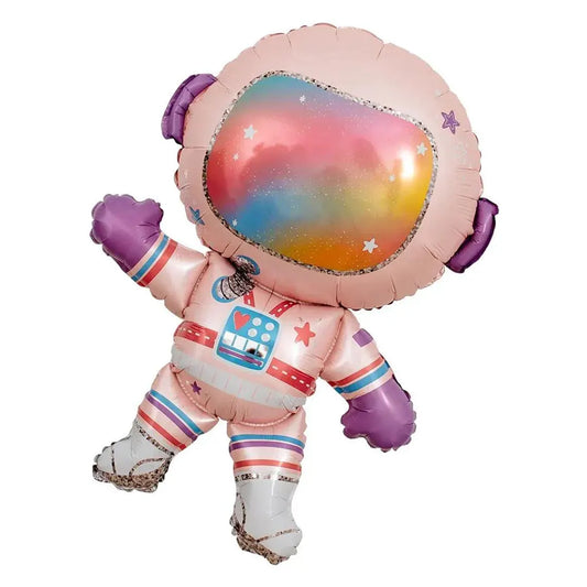 Pink Lady Astronaut Foil Balloon 28"