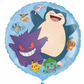 Pokemon 18" Round Foil Balloon - Snorlax Gengar Bulbasaur Pikachu Birthday Party