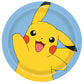 Pokemon Pikachu 9" Paper Plates 8 Pack - Birthday Party Dinner Plates