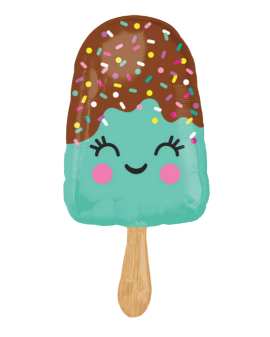Smiling Popsicle Supershape Foil Balloon 35"