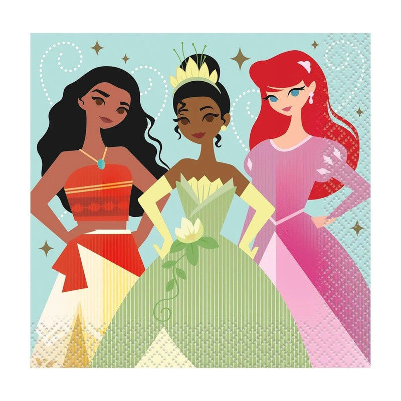Disney Princess Beverage Napkins 16 Pack