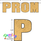 Prom Party Streamer Gold Jumbo