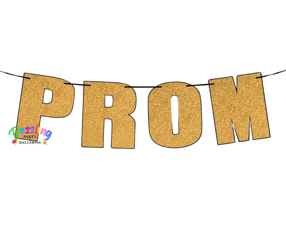 Prom Party Streamer Gold Jumbo