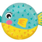 Cute Puffer Fish Foil Balloon
