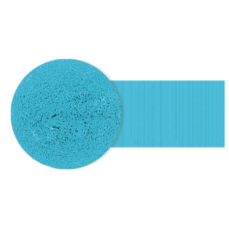 Caribbean Blue Crepe 81' Party Streamer Decoration