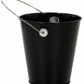Jet Black Decorative Bucket 4.5"