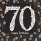 70th birthday drink napkins