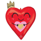 Anagram 26" Supershape Queen Of My Heart Valentine's Day Foil Balloon