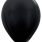 Sempertex 11" Metallic Black Latex Balloon