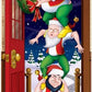 Workshop Elves Hanging Wreath Door Decor