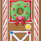 Gingerbread House Door Decoration