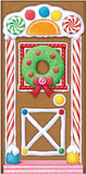 Gingerbread House Door Decoration
