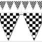 Checkered Party Celebration Pennant Banner