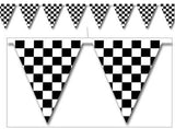 Checkered Party Celebration Pennant Banner