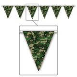 Camouflage Pennant Banner Flag
