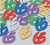 Table Decoration 65 Birthday Anniversary Confetti