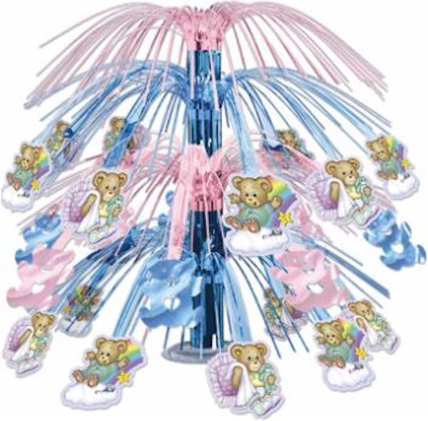 18" Cuddle Time Baby Shower Gender Reveal Cascading Centrepiece