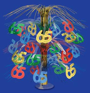 cascading birthday centerpiece 65